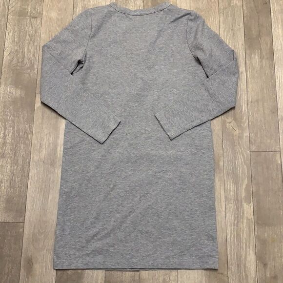 J. Crew Merchantile Lace Up Sweatshirt Dress - Picture 2 of 8